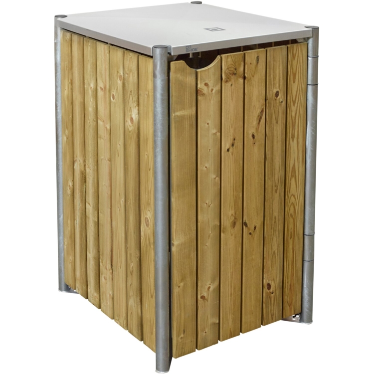 Hide » Mülltonnenbox aus Holz,  81 x 70 x 116 cm, 1 x 240 L Vorschaubild