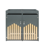 Westmann » Mülltonnenbox 2-fach Holzoptik Vorschaubild